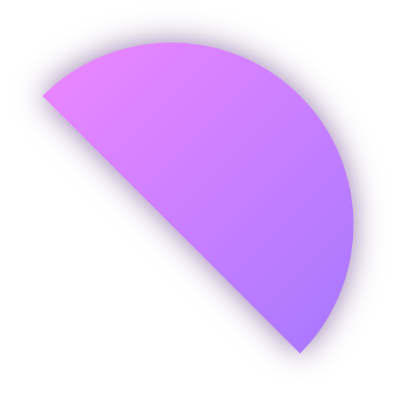 Purple Semicircle